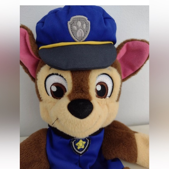 Paw Patrol CHASE German Shepard Pup Blue Uniform Plush Hand Puppet by Gund NWT - Picture 7 of 8